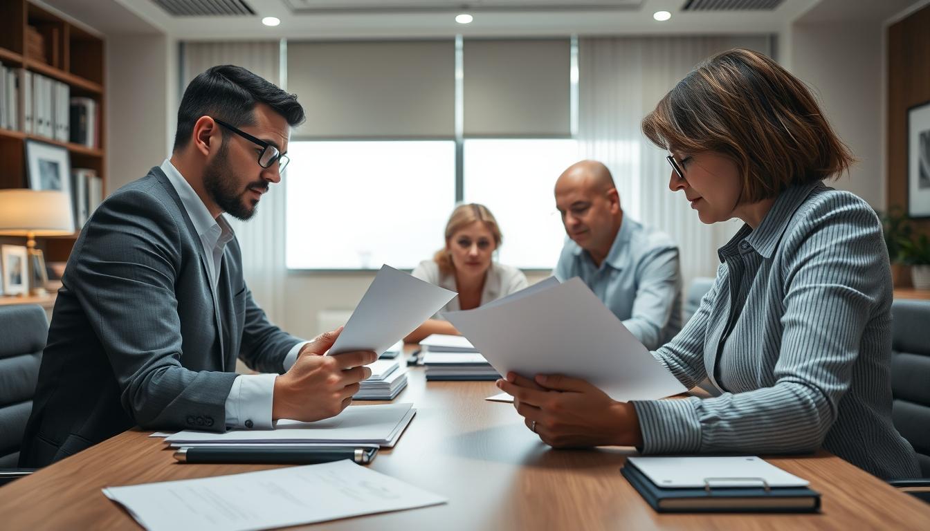 Property settlement documents and transfer review